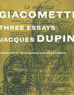 Giacometti, by Jacques Dupin